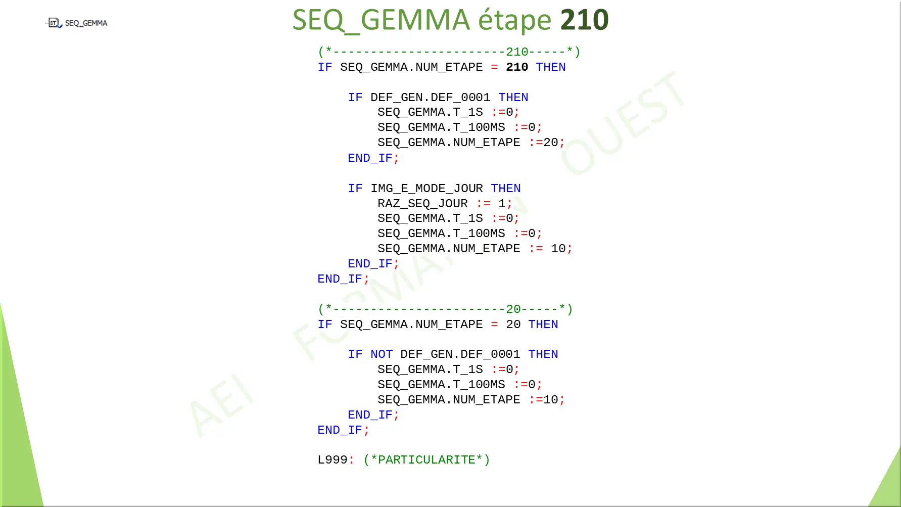 SEQ_GEMMA étape 210